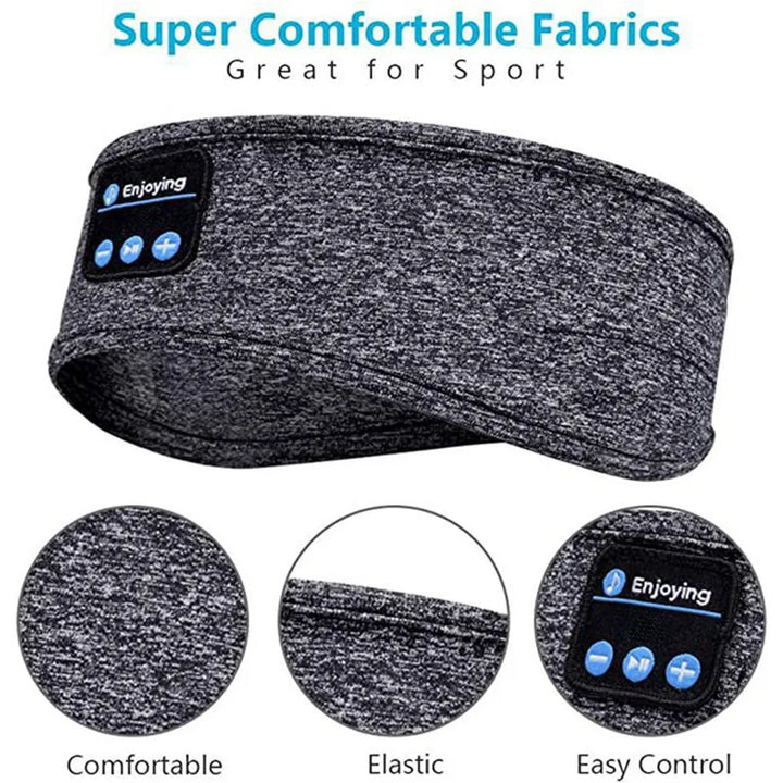 Wireless Bluetooth Headset Sports Sleeping Headband Elastic Wireless Headphones Music Eye Mask Fone Bluetooth Earphones Headband