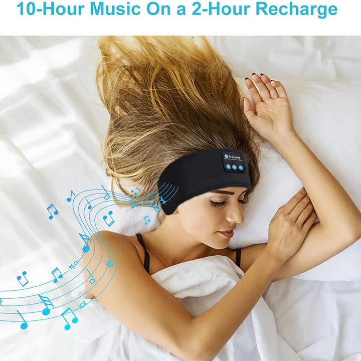 Wireless Bluetooth Headset Sports Sleeping Headband Elastic Wireless Headphones Music Eye Mask Fone Bluetooth Earphones Headband